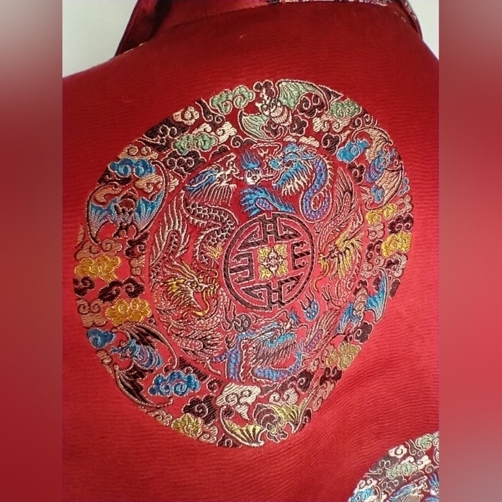VINTAGE MANDALA SILK JACKET - Picture 6 of 6